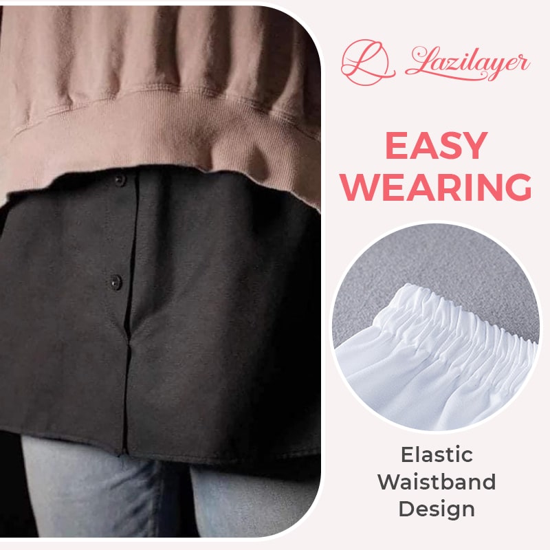 LaziLayer – Hemdverlängerung für mühelosen Lagenlook