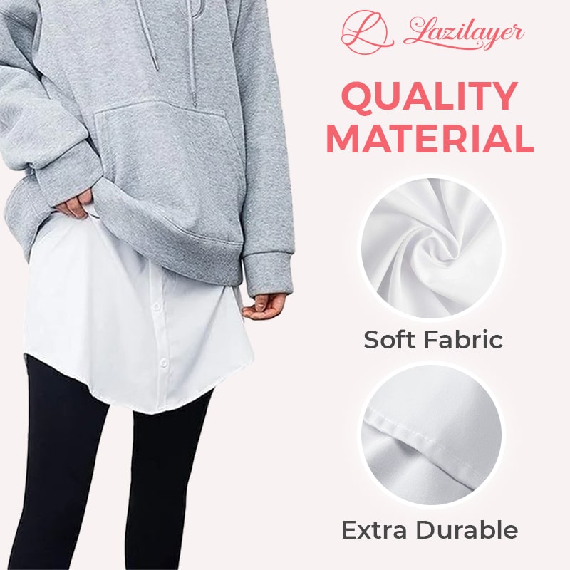 LaziLayer – Hemdverlängerung für mühelosen Lagenlook