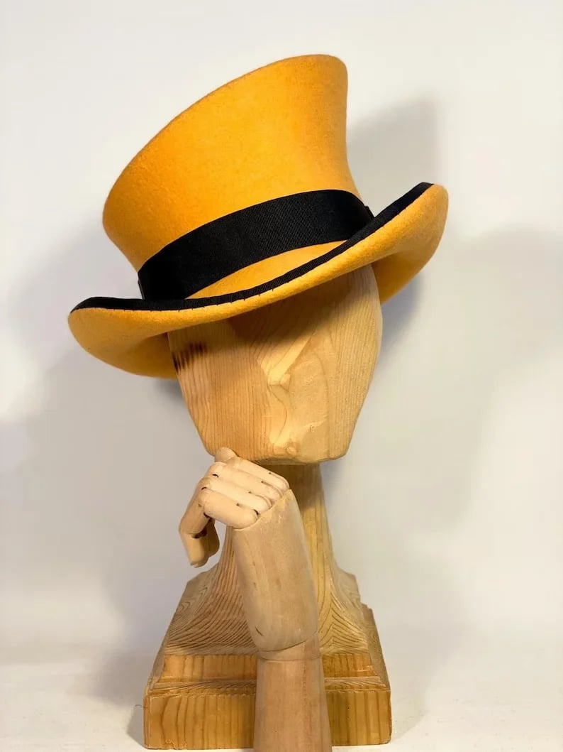 TwistHat – Handmade asymmetric wool top hat with stylish flair
