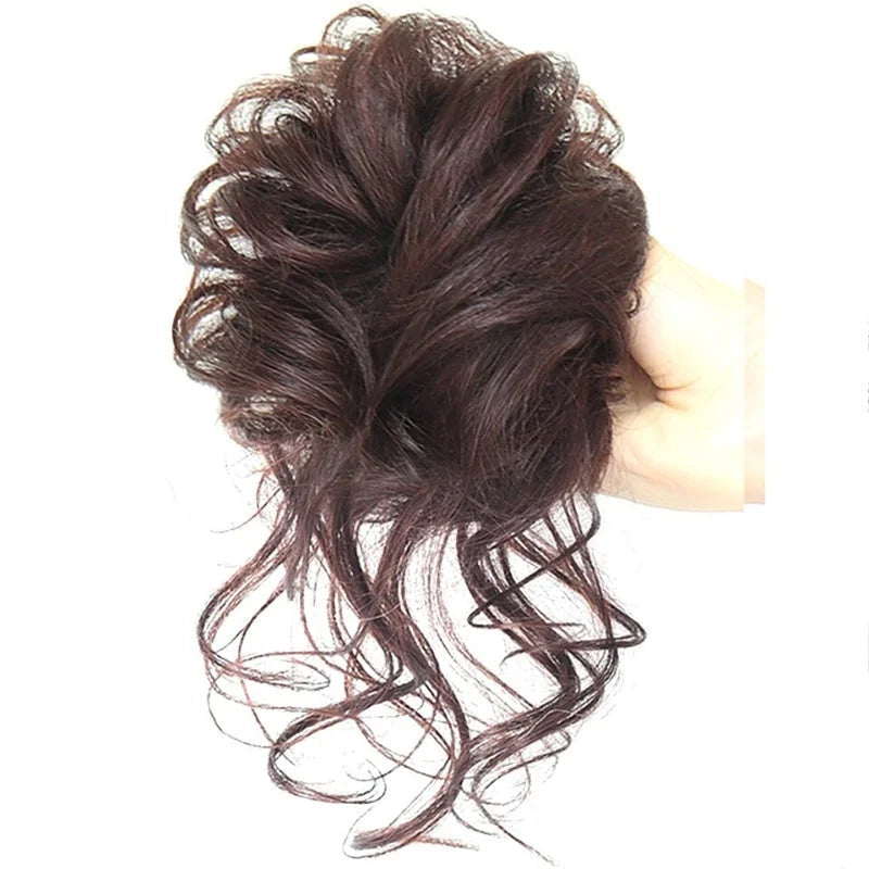 HairGlow – Einfacher Messy Bun Haarteil für Natürliches & Weiches Volumen