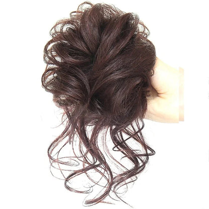 HairGlow – Einfacher Messy Bun Haarteil für Natürliches & Weiches Volumen