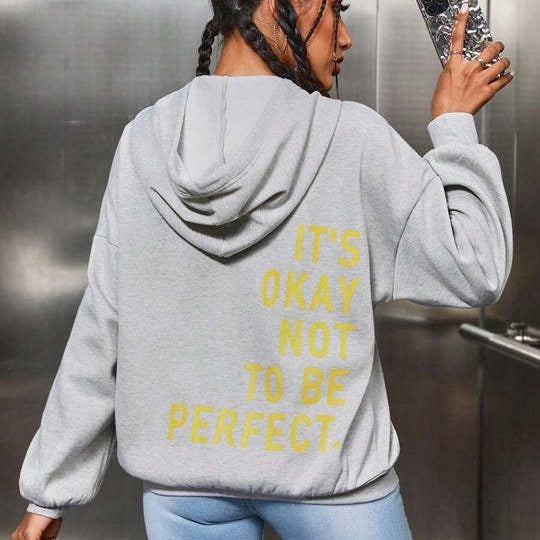 Mode – Langärmeliger Hoodie für stilvollen Tragekomfort im Alltag