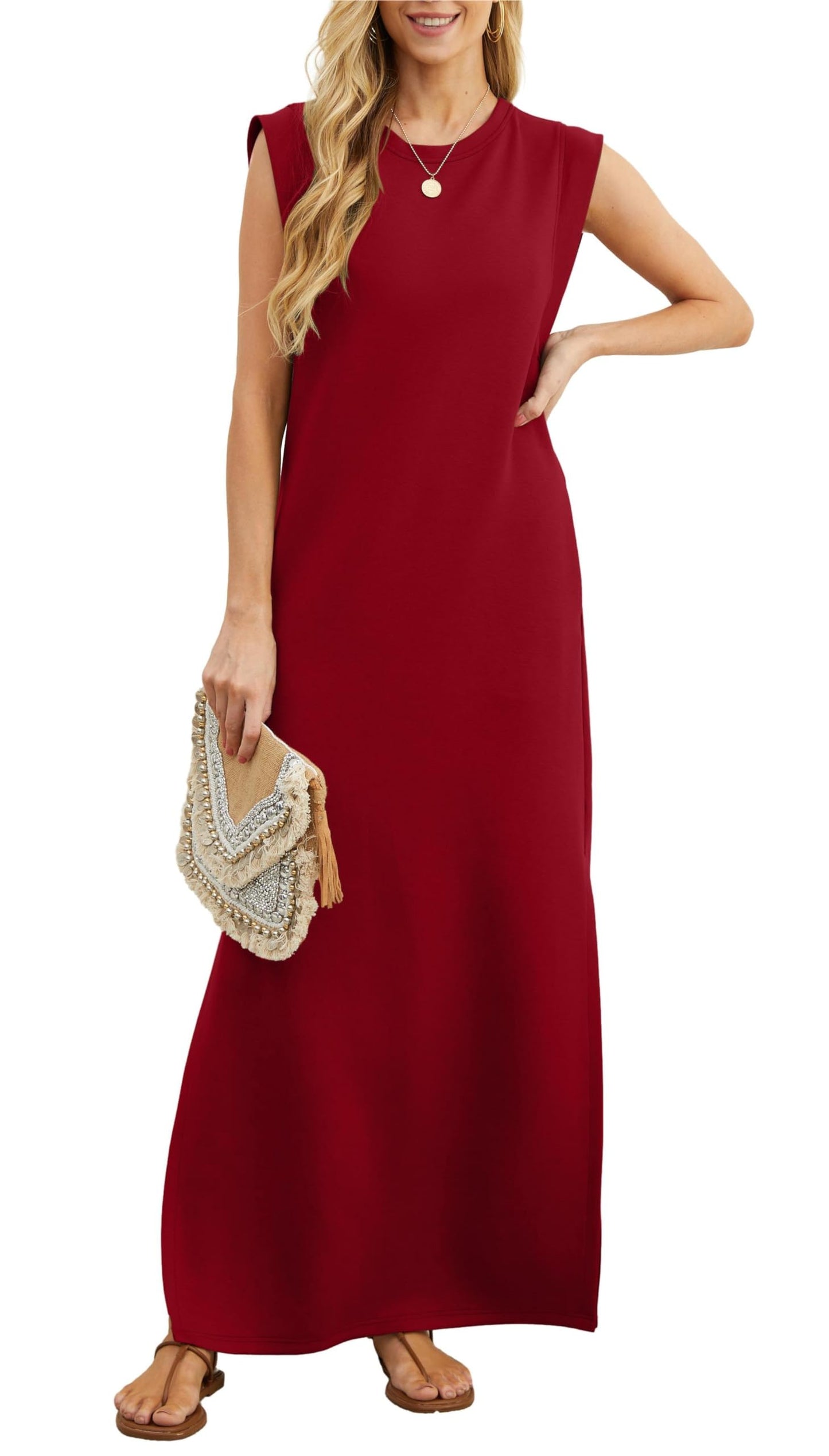 Romina – Lässiges, lockeres Maxikleid für sommerlichen Komfort