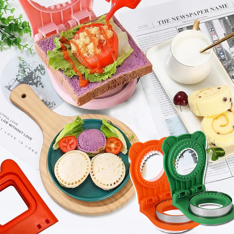 ToastyPress – Kompakter Sandwichmaker ohne Kruste für perfekte Snacks