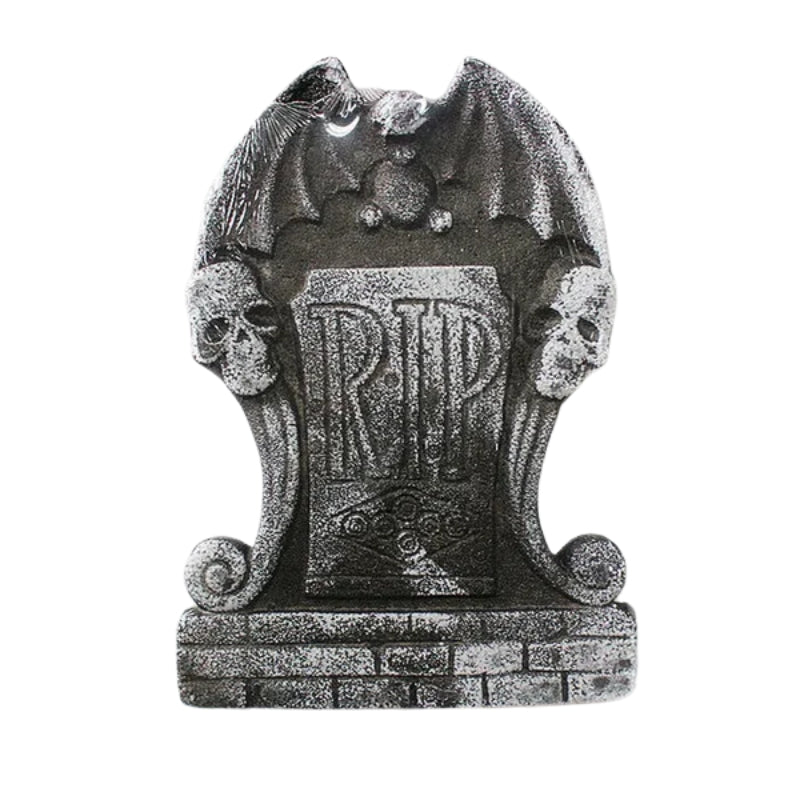 TombPro – Schaumstoff-Grabstein-Dekoration mit verwittertem Stein-Look