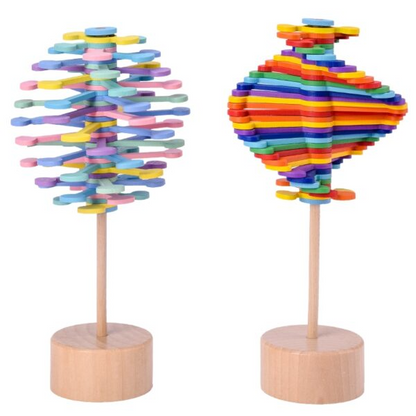WoodSpin – Fokus Flow Spinner für Stressabbau und verbesserte Konzentration