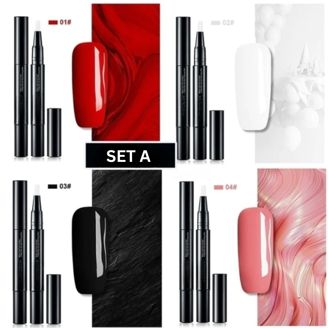 NailMagic – Präzises Gelstift-Set mit Feinen Applikatoren für Kreatives Nageldesign