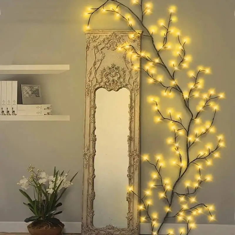VineLight – Lichterketten im Weinranken-Design für ein warmes Wohnambiente