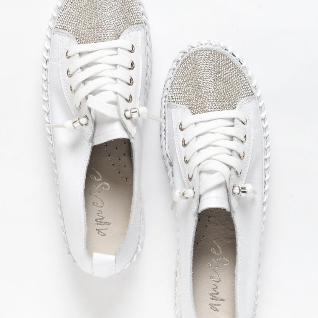 DiamondDune – Damen Plateauschuhe mit gepolsterter Innensohle und stylischem Design
