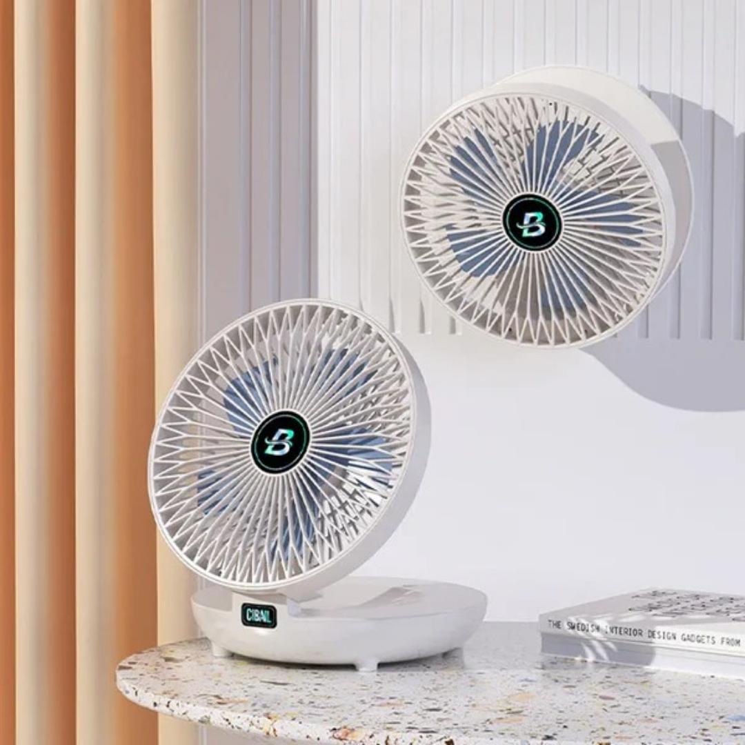 AirMist – Kompakter, tragbarer Smart-Ventilator für Kühlung überall