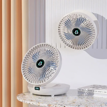 AirMist – Kompakter, tragbarer Smart-Ventilator für Kühlung überall