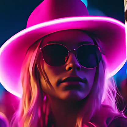 GlowHat – Leuchthut für einen auffälligen und gewagten Nacht-Look