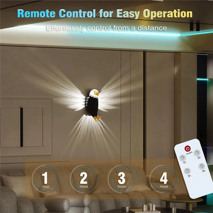 EagleGlow – 3D-Adler-LED-Lampe für patriotische Wohndekoration