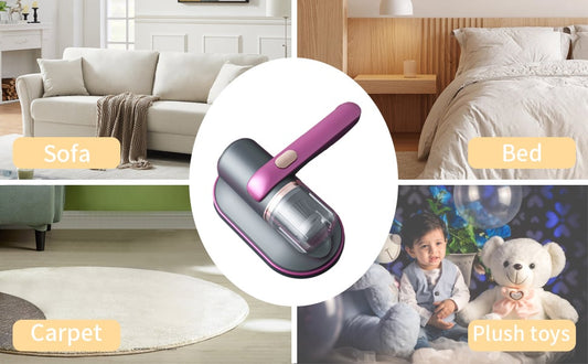 CleanBreeze – Entfernt sofort Staub, Milben und Allergene von Stoffen