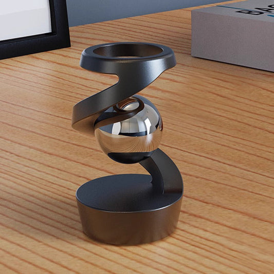 MindSpinner – Optisches Täuschungsspielzeug für den Schreibtisch mit schwebenden Spiralkugeln