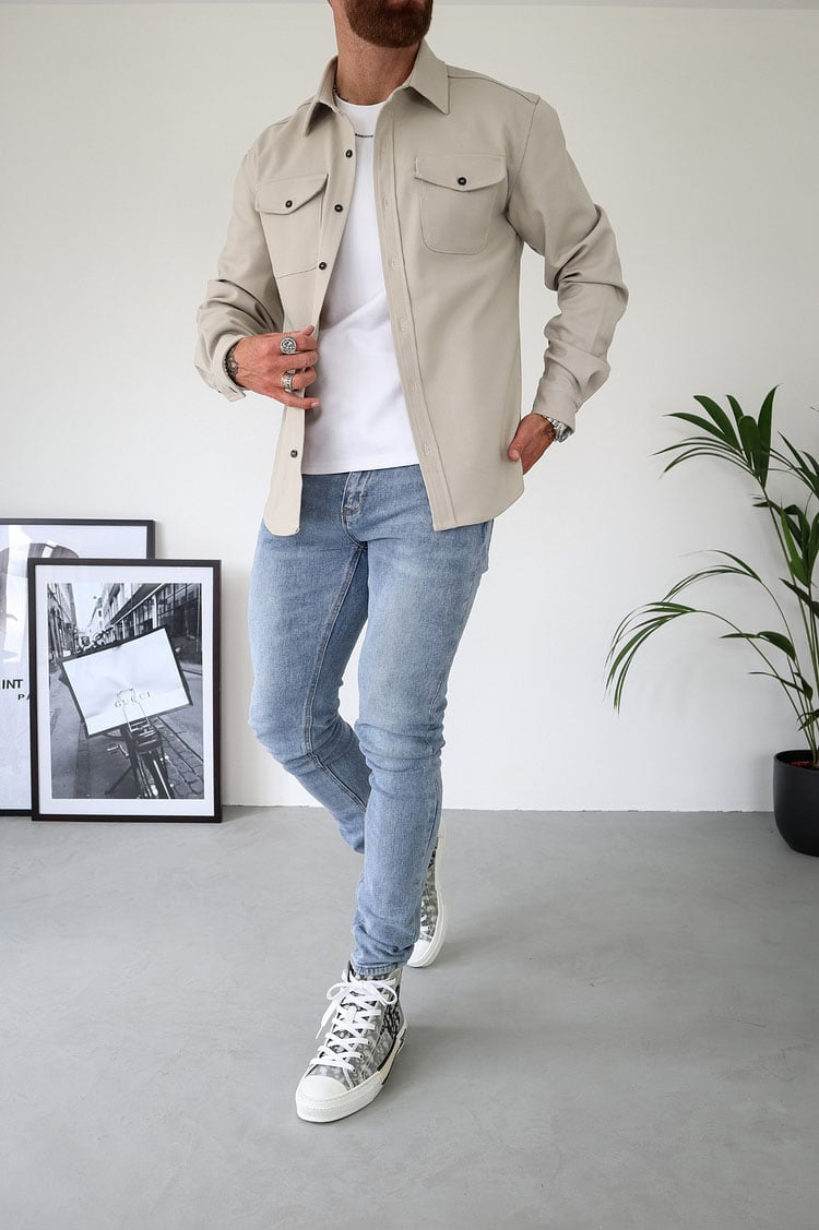Alexander – Button-Down-Polojacke mit taillierter Passform
