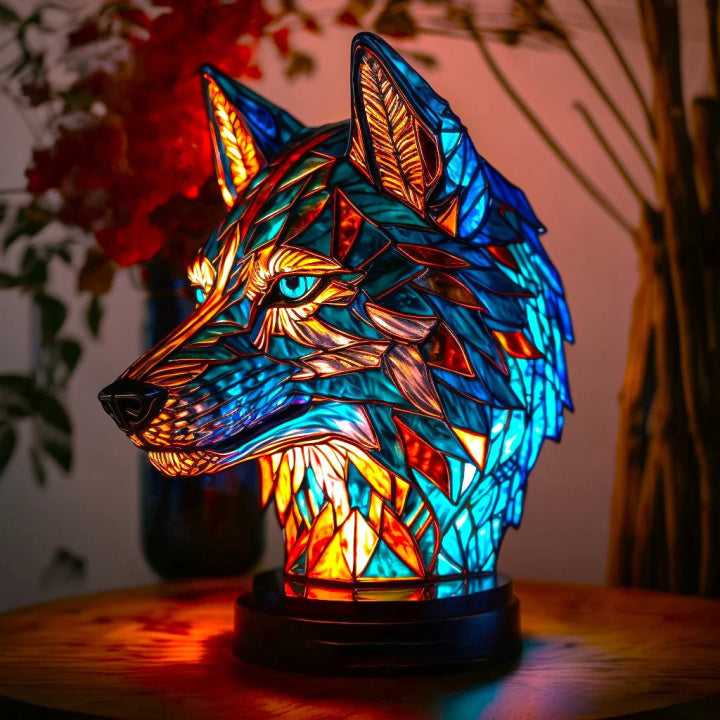 WildGlow – Handgefertigte Tier-Rainbow-Lampe für zeitlose Eleganz
