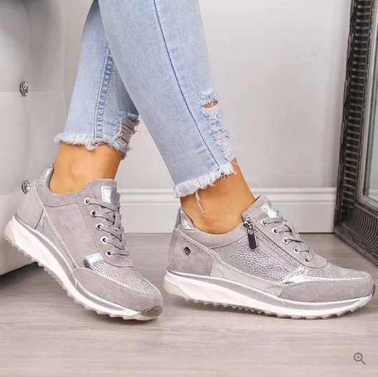 Yulia – Damen-Sneaker mit Reißverschluss für Komfort und Halt