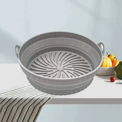 Silikon-Grillpfanne für Heißluftfritteusen – Gesund & leicht reinigen