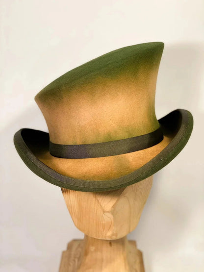 TwistHat – Handmade asymmetric wool top hat with stylish flair