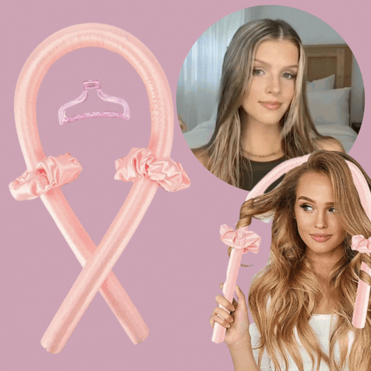 CurlEase – Seiden Curling Tool für schadenfreie, frizzfreie Locken