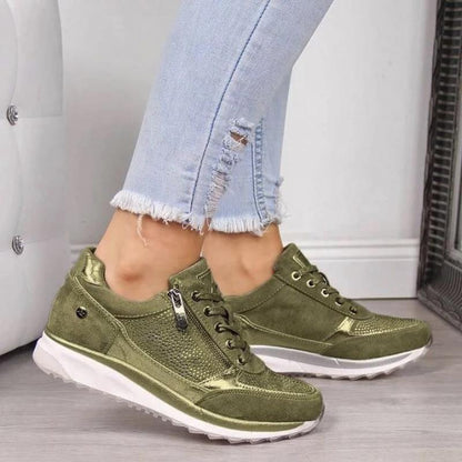 Yulia – Damen-Sneaker mit Reißverschluss für Komfort und Halt