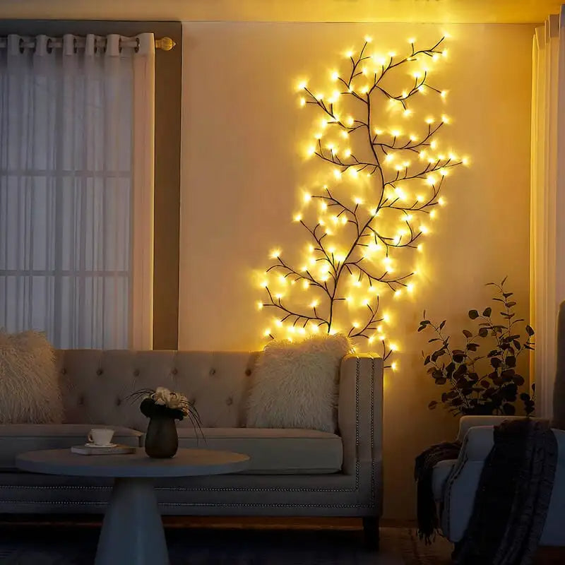 VineLight – Lichterketten im Weinranken-Design für ein warmes Wohnambiente