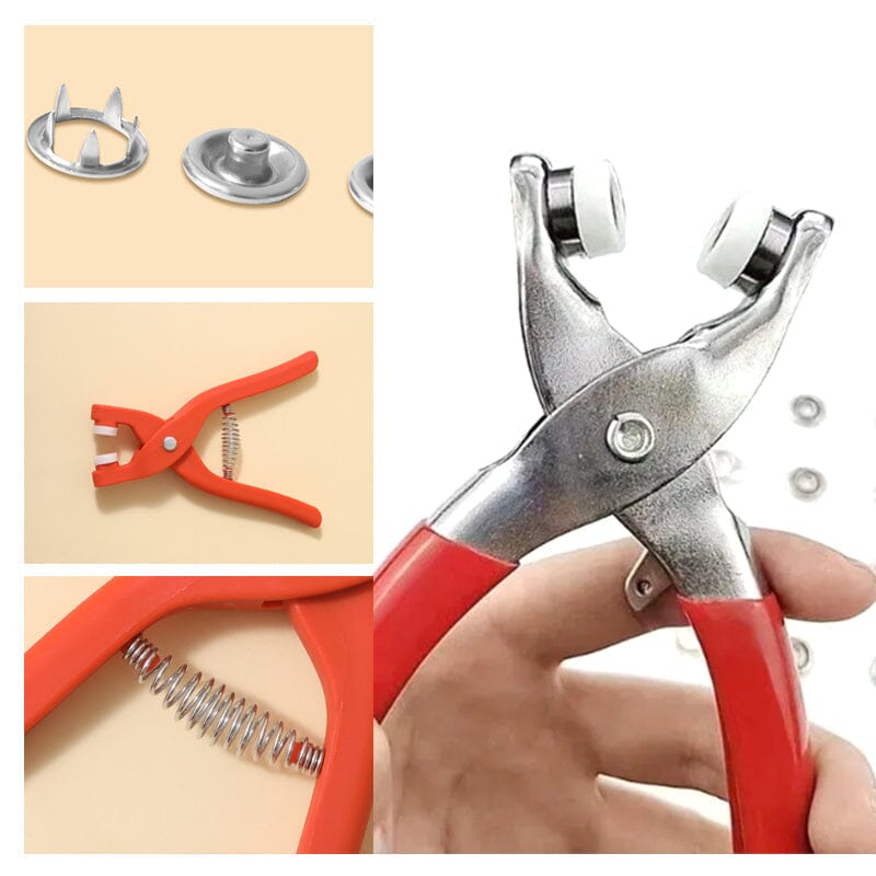 SnapButton – Multi-Purpose Fastener Replacement Kit with Tools