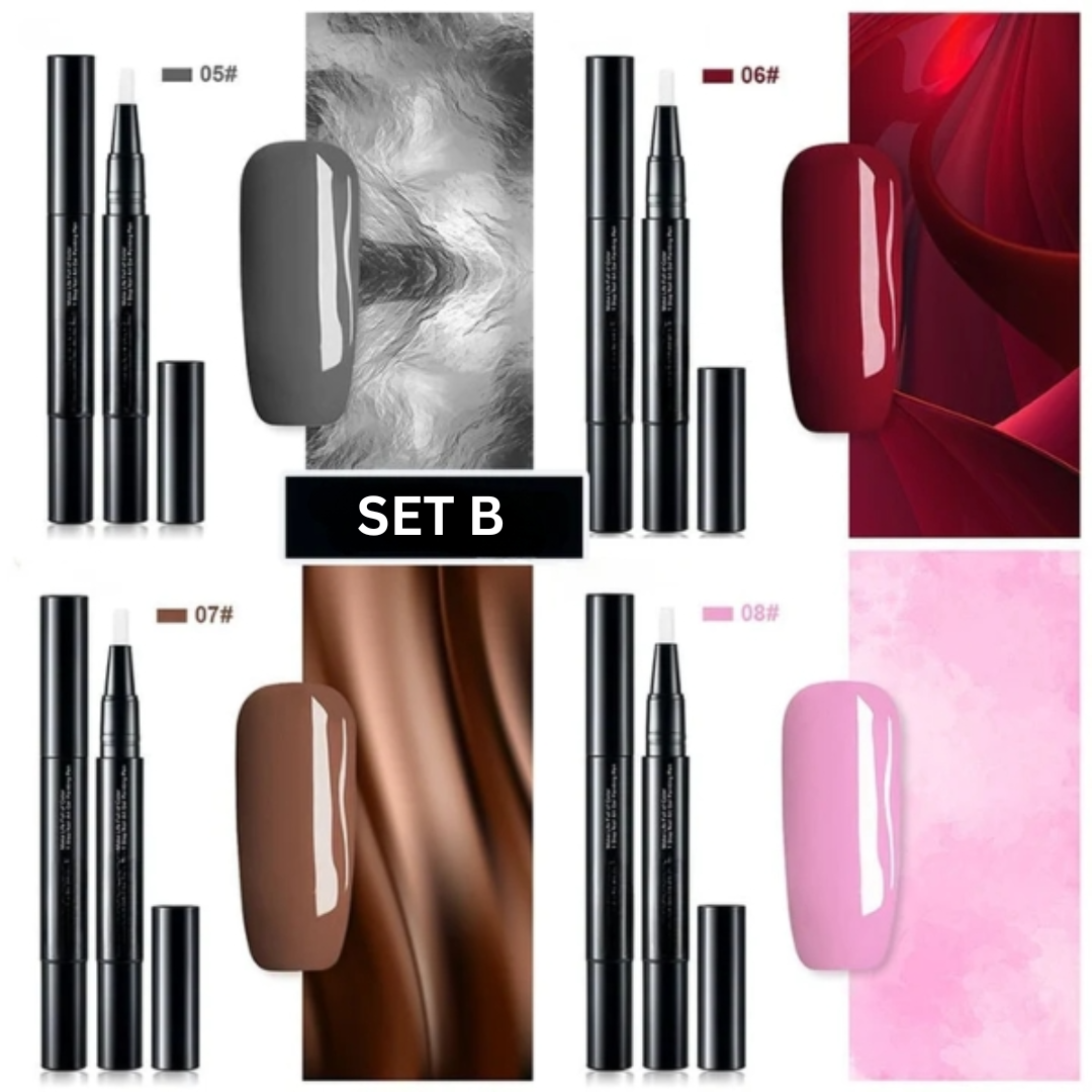NailMagic – Präzises Gelstift-Set mit Feinen Applikatoren für Kreatives Nageldesign
