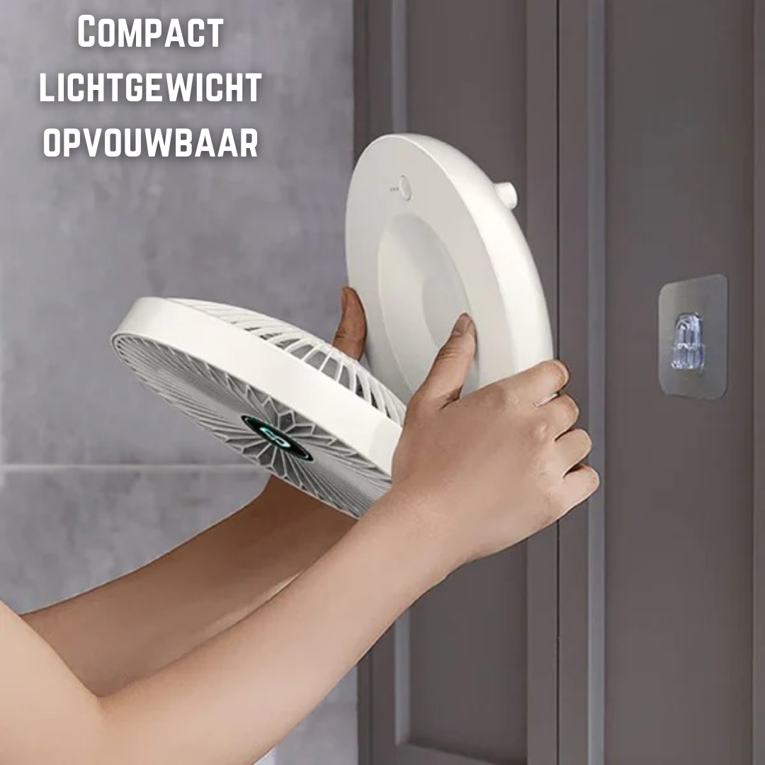 AirMist – Kompakter, tragbarer Smart-Ventilator für Kühlung überall