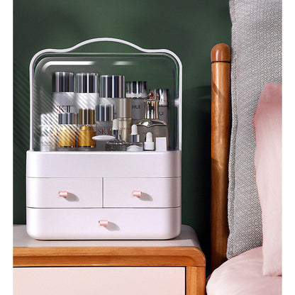 ClearCharm – Make-up-Organizer mit großem Fassungsvermögen und transparentem Deckel