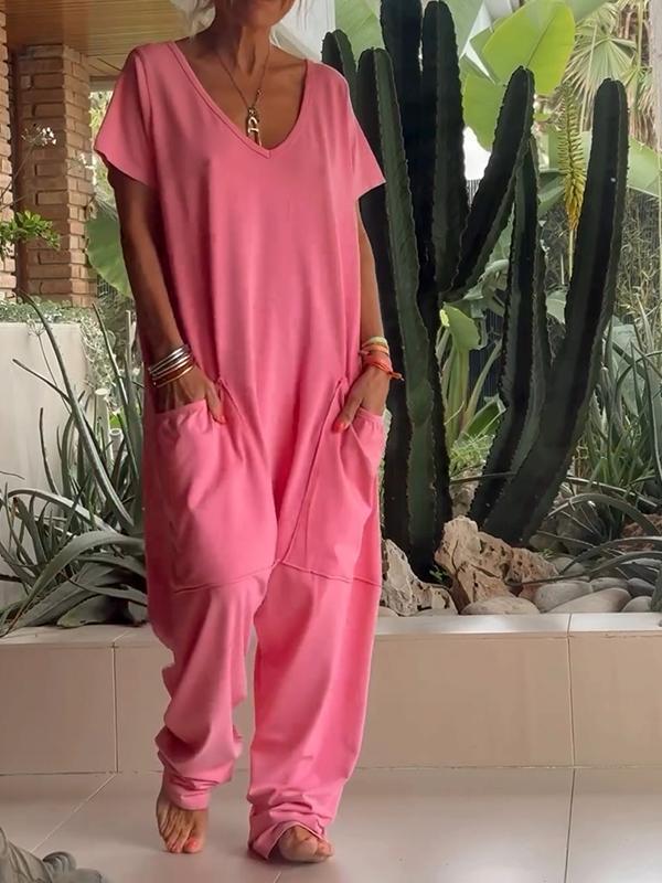 Yvonne – Lässiger Sommer-Jumpsuit mit atmungsaktiver Baumwollpassform