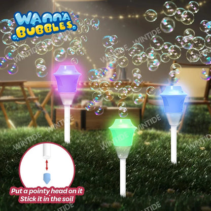 LumeBubbles – Bunte Seifenblasenlampe mit Licht- und Musikspaß