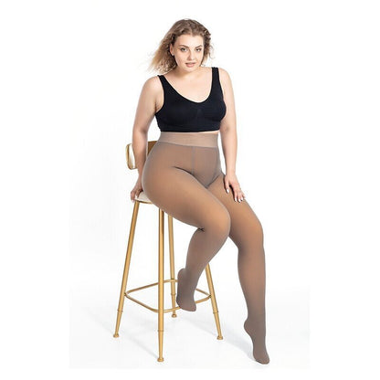 Anneliese – Transparente Thermostrumpfhose für figurformende Wärme