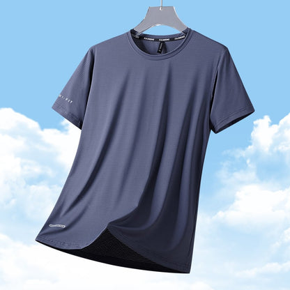Benjamin – Seiden-T-Shirt mit Rundhalsausschnitt und weichem Stoff