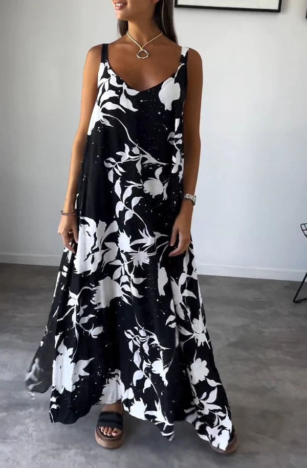 Juliet – Luftiges Blumen-Maxikleid im Boho-Sommer-Style