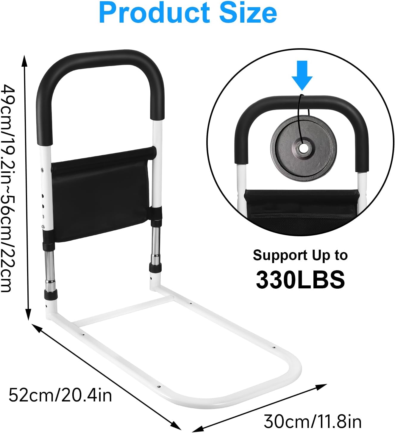 BedGuard – Verstellbarer Bettstützgriff für sicheres Aufstehen