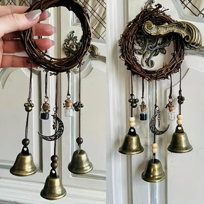 MagicChimes – Handgefertigte Hexenglocke für mystische Wohndekoration