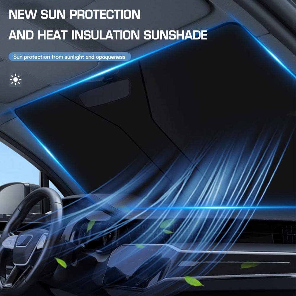 SunShield Pro – Mittlerer Sonnenschutz für die Windschutzscheibe im Autoinnenraum