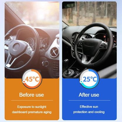 SunShield Pro – Mittlerer Sonnenschutz für die Windschutzscheibe im Autoinnenraum