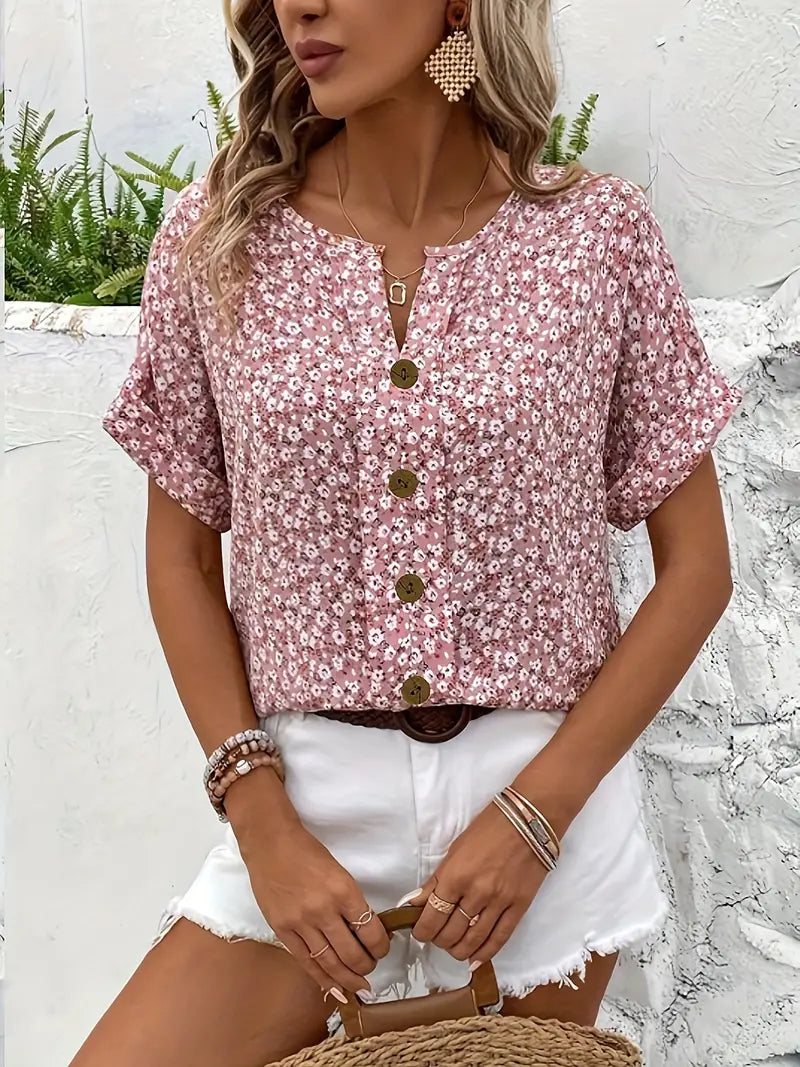 Lina – Kurzes Sommertop mit femininem, luftig-leichtem Design