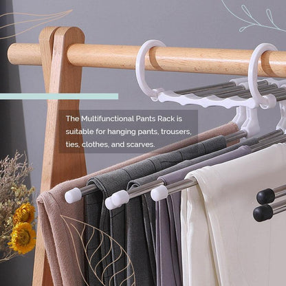 HangSmart – Platzsparender Hosenbügel mit 5 Ebenen