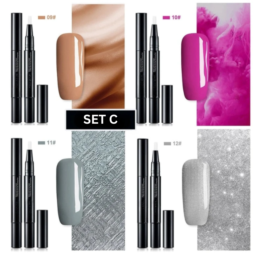 NailMagic – Präzises Gelstift-Set mit Feinen Applikatoren für Kreatives Nageldesign