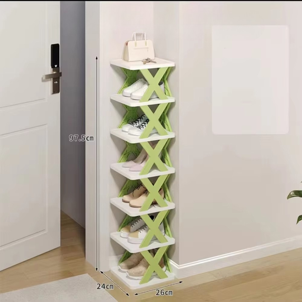 RackGenius - Platzsparender, mehrschichtiger Schuh-Organizer für ordentliche und stilvolle Aufbewahrung