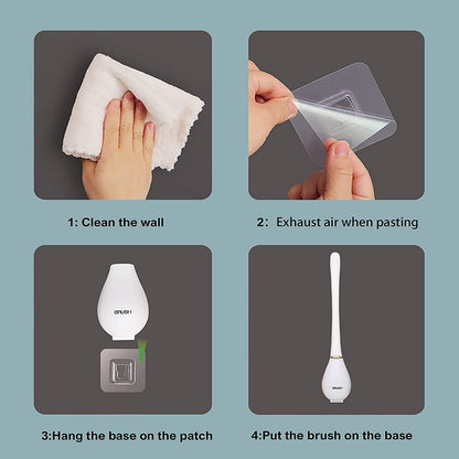 Cleany – Hygienische Silikon-Toilettenbürste für die gründliche Reinigung | 1+1 Gratis