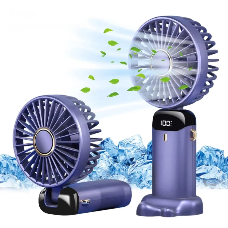 AirFlexi – Faltbarer Mini Ventilator mit Display und Telefonständer