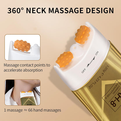NeckLuxe – Straffende Hals- &amp; Dekolletécreme Mit Massagekopf Für Jugendlich Glatte Haut | 1+1 Gratis
