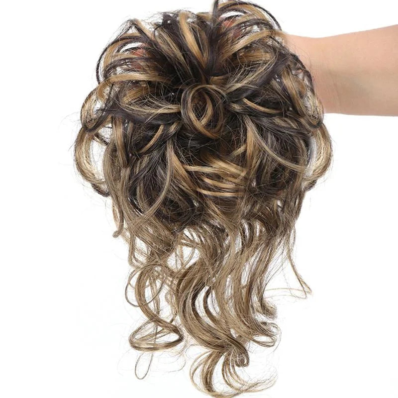 HairGlow – Einfacher Messy Bun Haarteil für Natürliches & Weiches Volumen