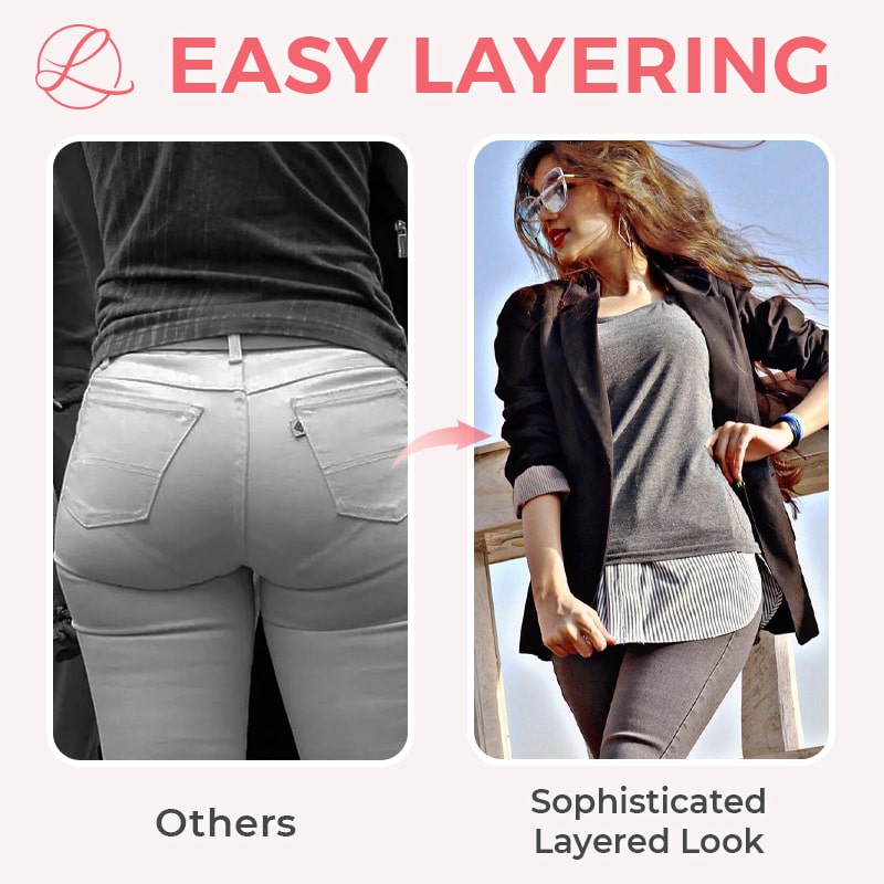 LaziLayer – Hemdverlängerung für mühelosen Lagenlook