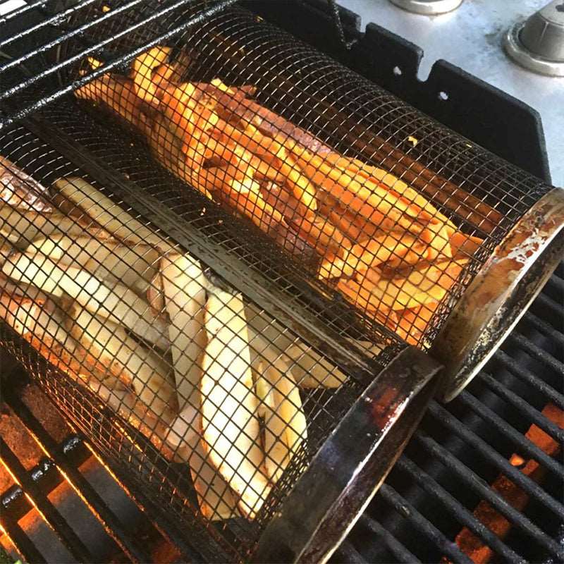 GrillMaster – Zylindrischer Grillkorb für Einfaches Grillen